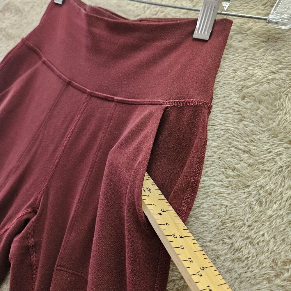Lululemon Align High-Rise Joggers Leggings Women's Size 0 Burgundy Pants - Picture 5 of 9